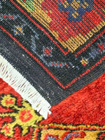 4x8 Red and Gold Turkish Tribal Rug