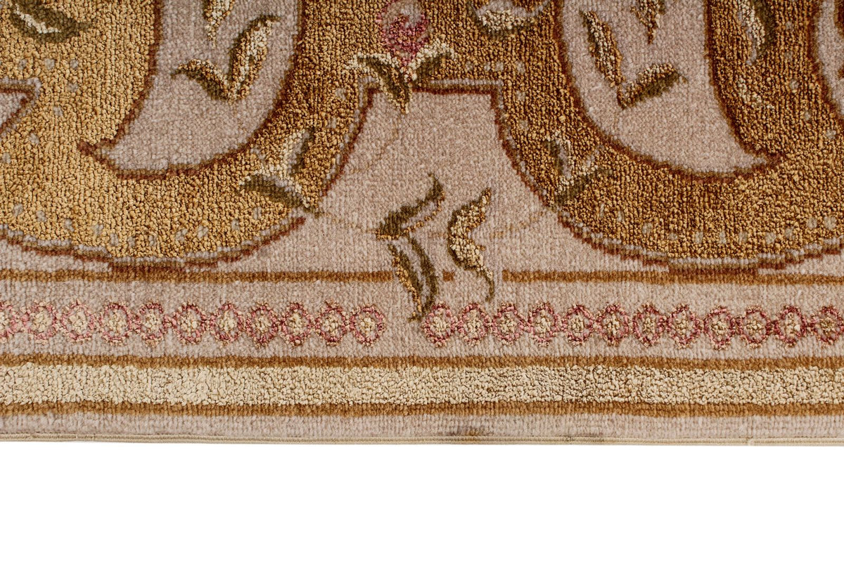 9x12 Ivory and Gray Turkish Traditional Rug