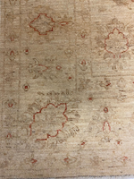 5x8 Ivory Turkish Oushak Rug