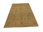 5x8 Ivory Turkish Oushak Rug
