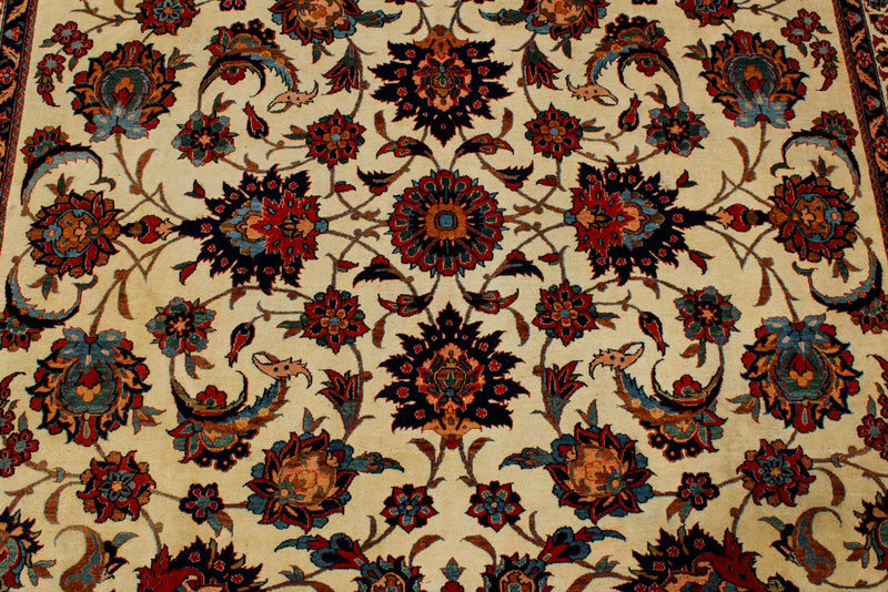 8x11 Red and Beige Persian Rug