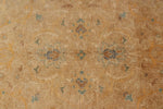 9x12 Gold and Blue Turkish Traditional Rug