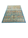 5x8 Red and Blue Traditional Rug