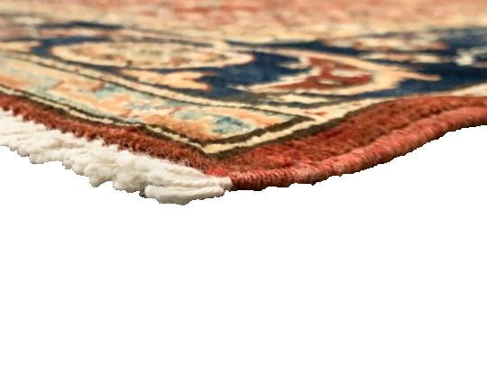 4x6 Red and Navy Anatolian Traditional Rug