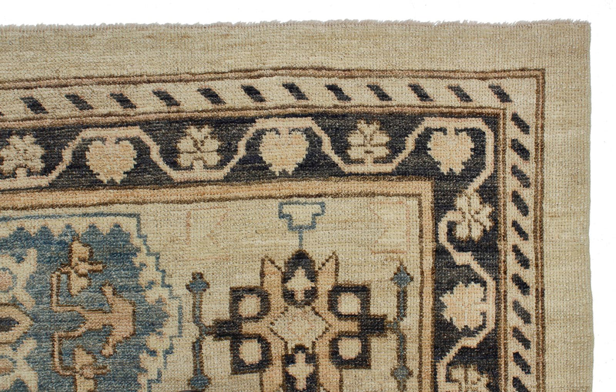 12x16 Beige and Blue Turkish Oushak Rug