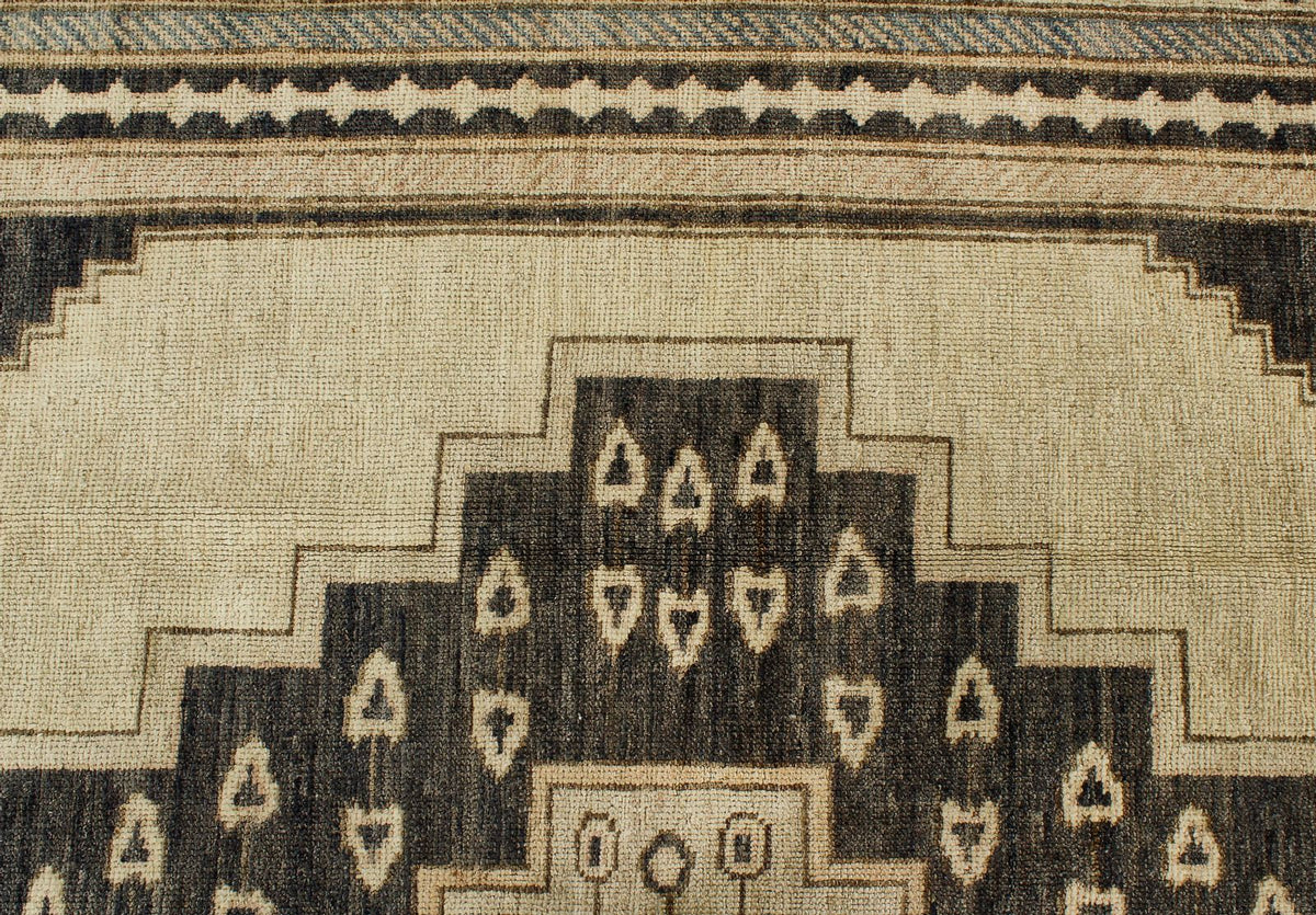 12x16 Beige and Blue Turkish Oushak Rug