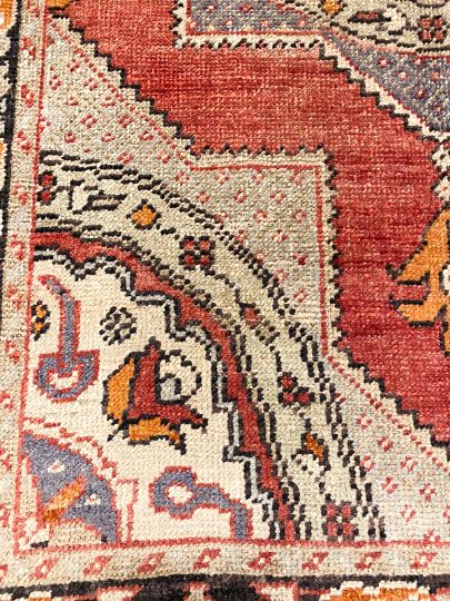 5x7 Red and Brown Turkish Tribal Rug