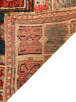 4x11 Multicolor and Ivory Turkish Tribal Runner