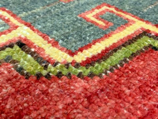 5x12 Red and Brown Turkish Tribal Runner