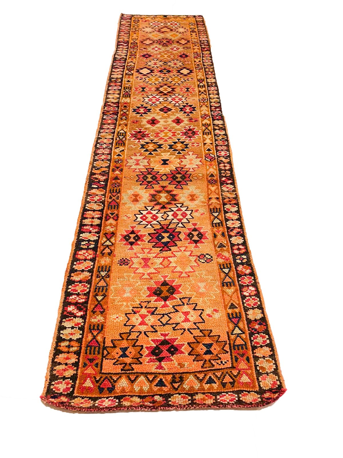3x12 Multicolor Turkish Tribal Runner