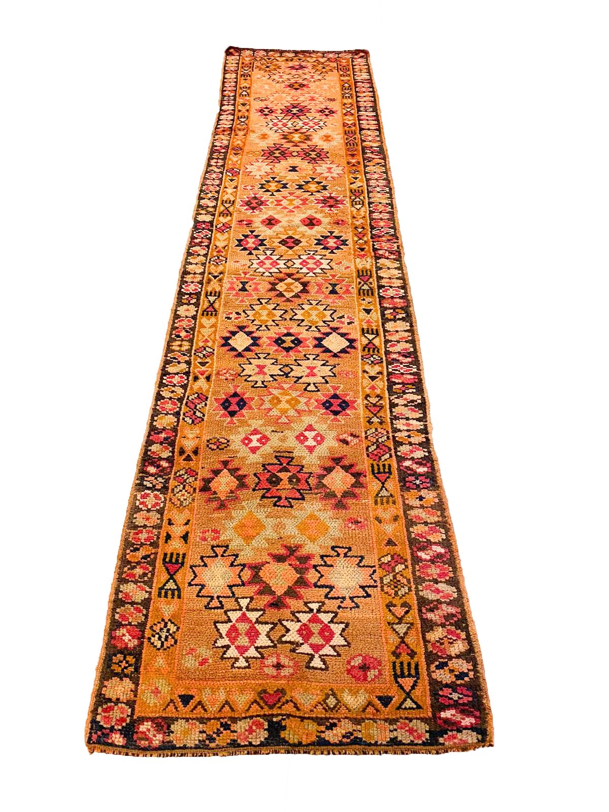 3x12 Multicolor Turkish Tribal Runner
