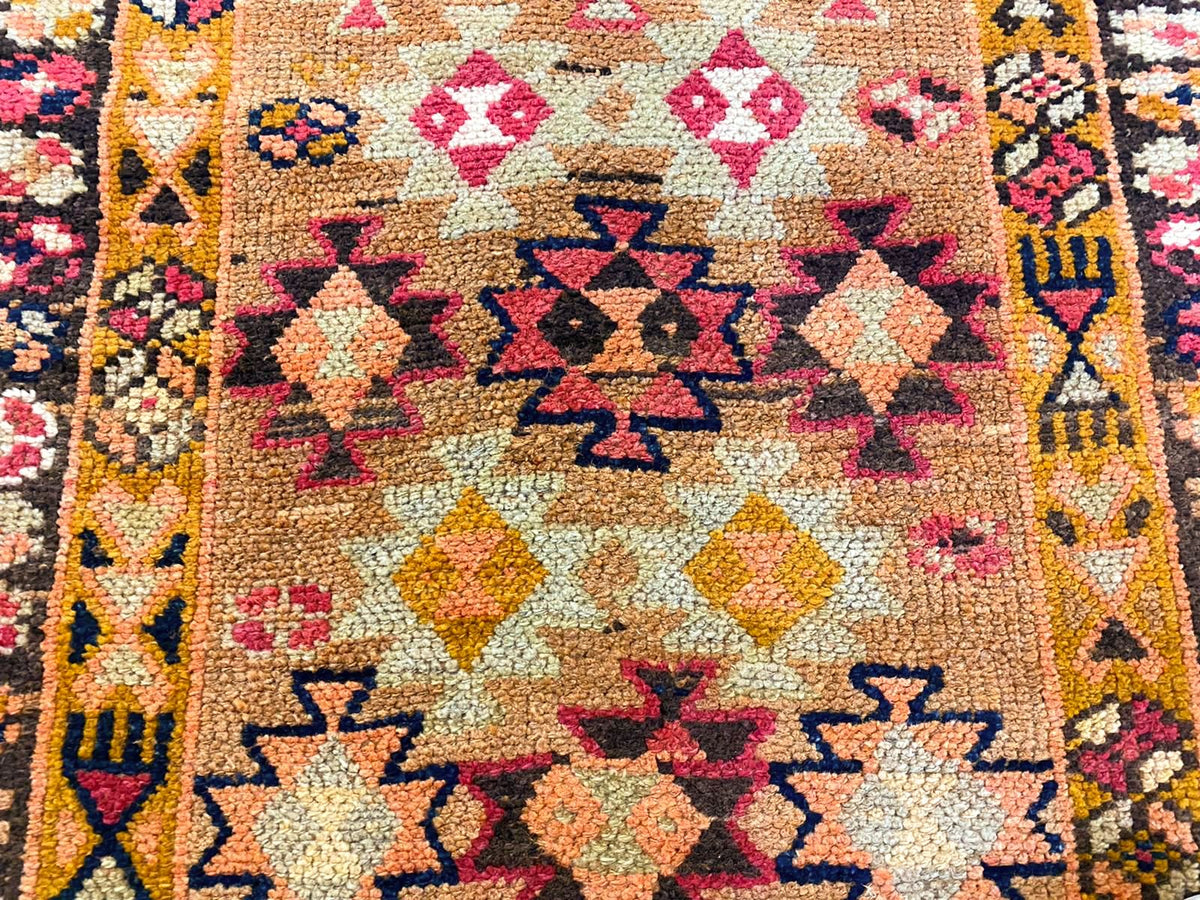 3x12 Multicolor Turkish Tribal Runner