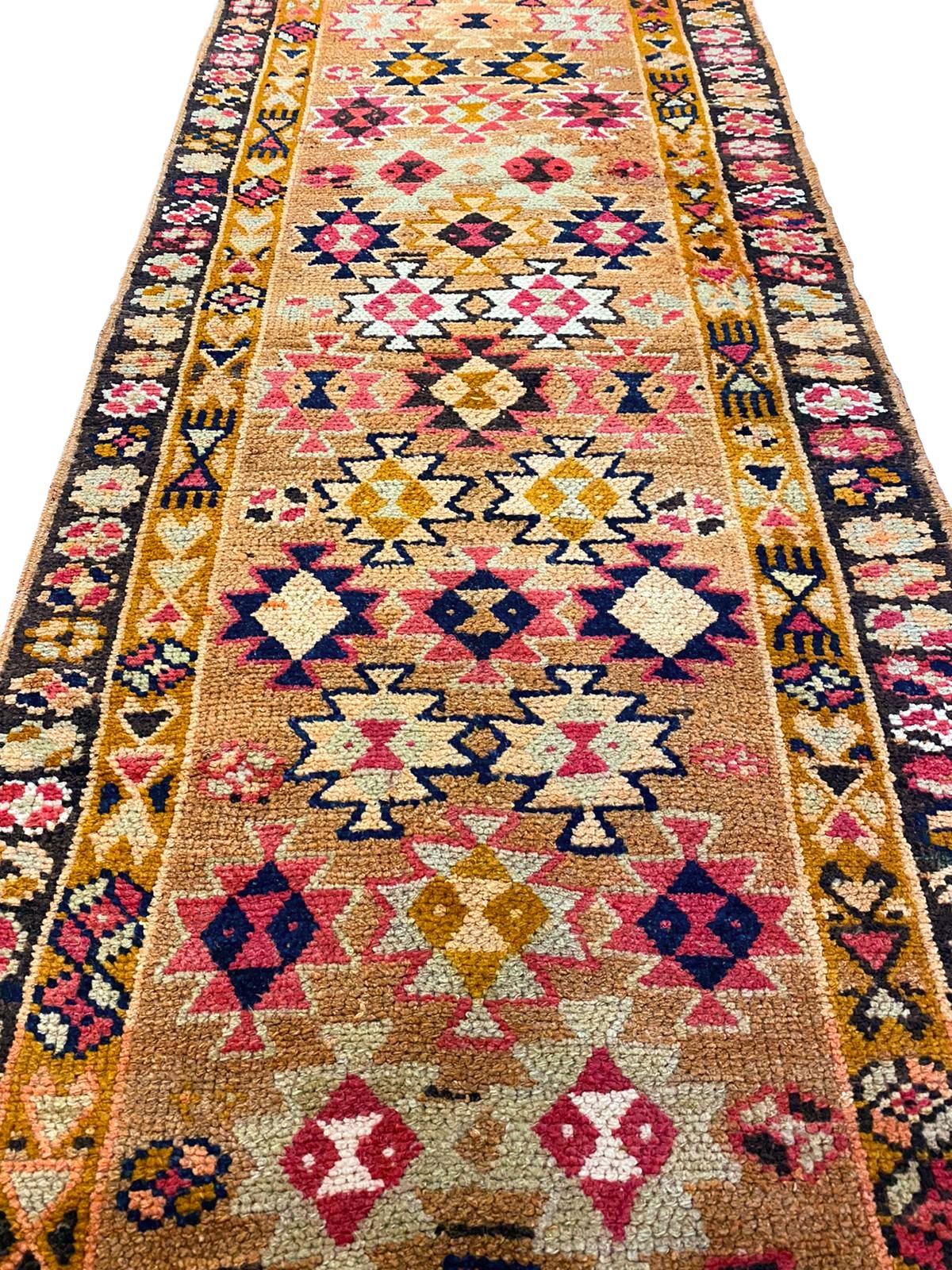 3x12 Multicolor Turkish Tribal Runner