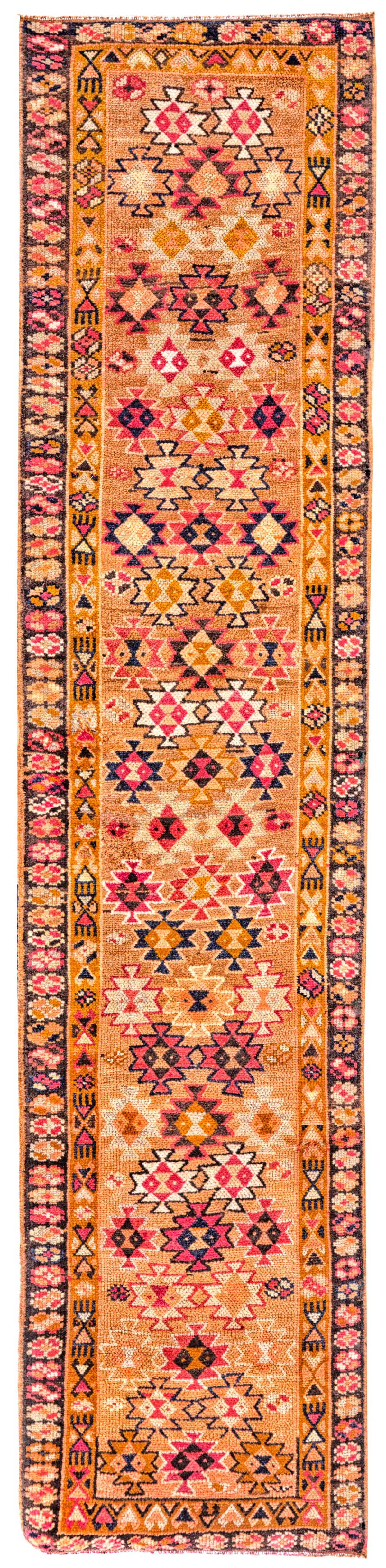 3x12 Multicolor Turkish Tribal Runner
