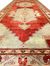 5x12 Red and Blue Turkish Tribal Runner