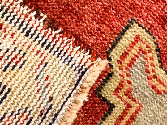 5x12 Red and Blue Turkish Tribal Runner