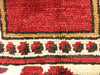 5x8 Beige and Red Turkish Tribal Rug