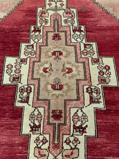 5x11 Red and Brown Turkish Tribal Runner