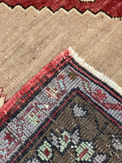 5x11 Red and Brown Turkish Tribal Runner