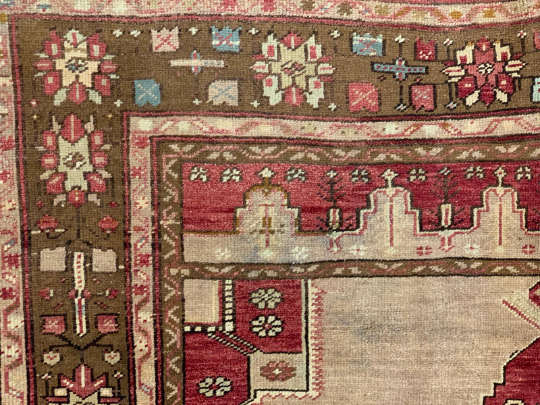 5x11 Red and Brown Turkish Tribal Runner